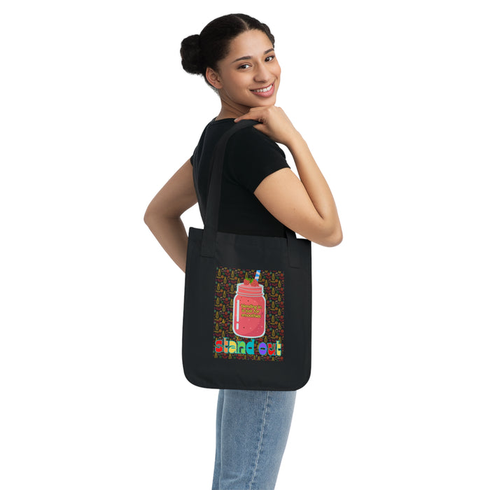 Stand Out -- Organic Canvas Tote Bag