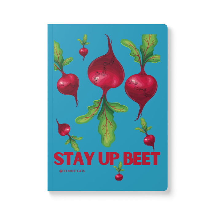 Stay Up Beet Softcover Journal