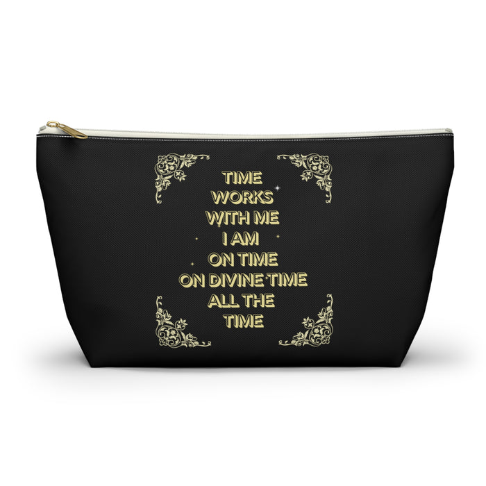 Time Works With Me -- Pencil Case / Accessory Pouch