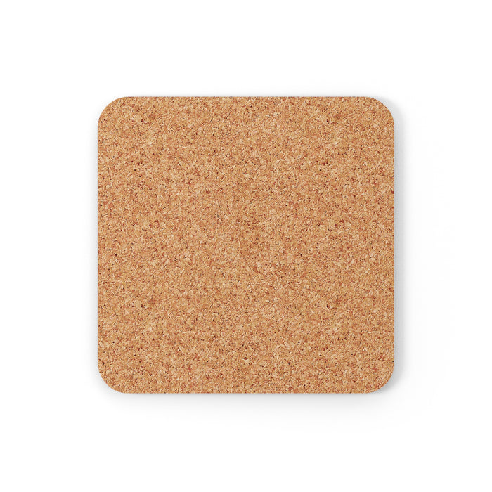 Pick Good Feeling Thoughts -- Corkwood Coaster Set