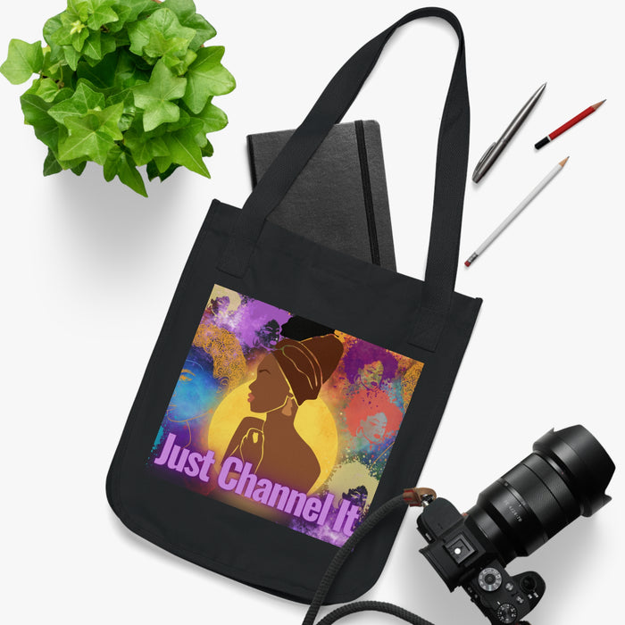 Just Channel It 2 -- Organic Canvas Tote Bag