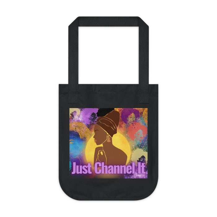 Just Channel It 2 -- Organic Canvas Tote Bag