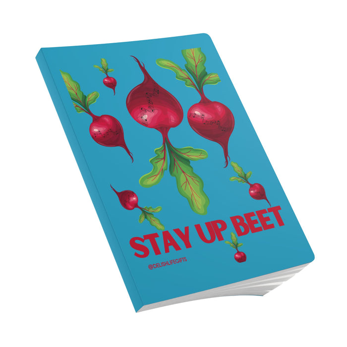 Stay Up Beet Softcover Journal