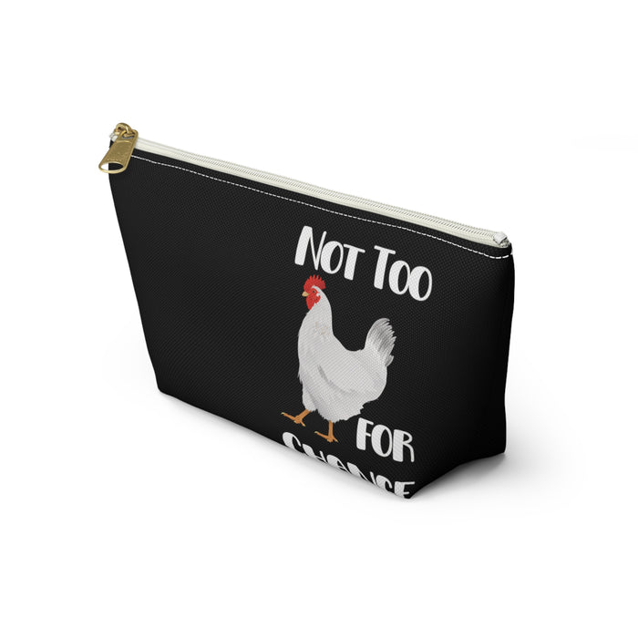 Not Too Chicken For Change -- Pencil Case / Accessory Pouch