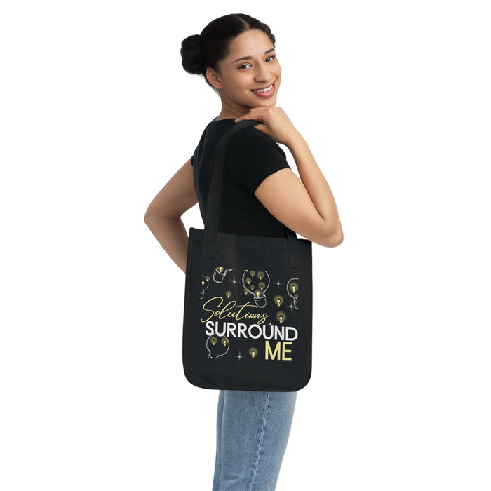 Solutions Surround Me -- Organic Canvas Tote Bag