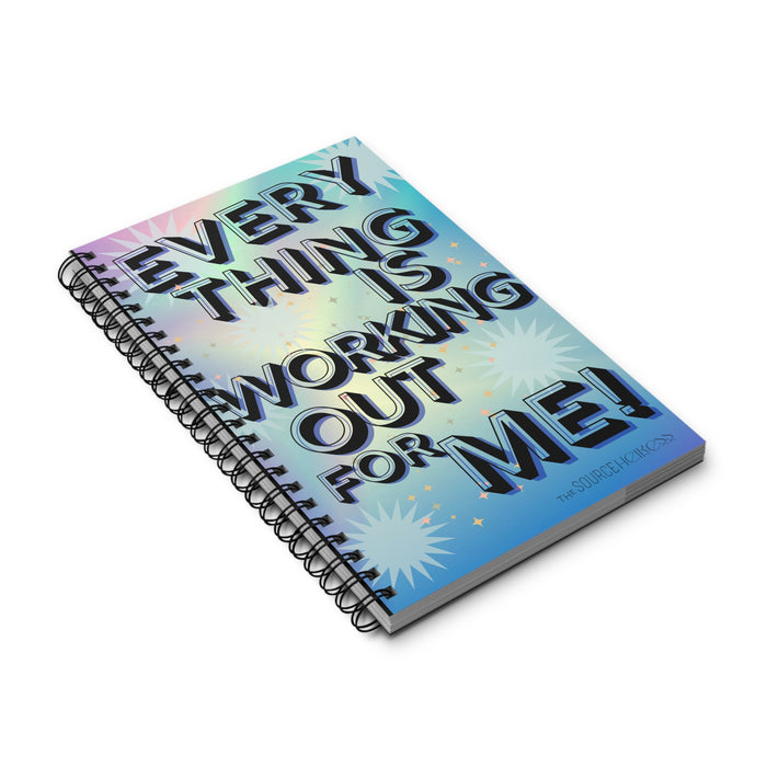 Everything Is Working Out For Me -- Spiral Journal