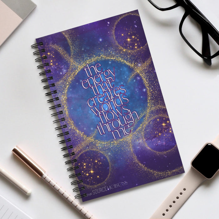 The Energy That Creates Worlds Flow Through Me -- Spiral Journal