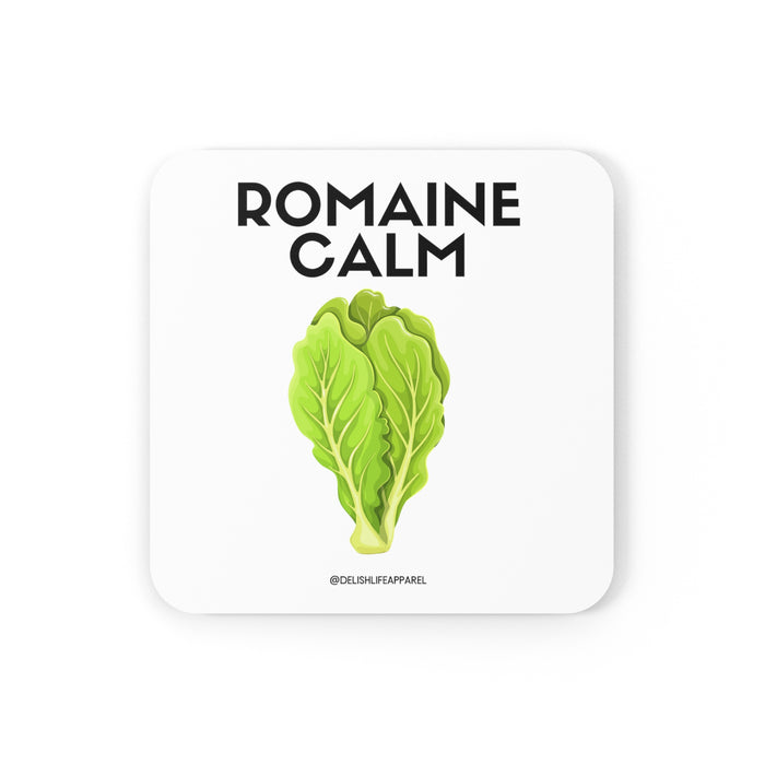 Romaine Calm -- Corkwood Coaster Set