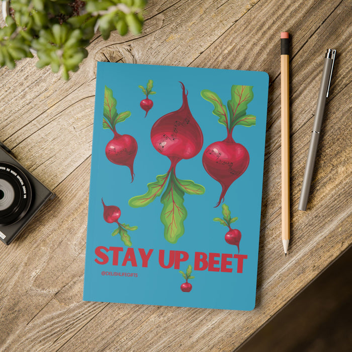 Stay Up Beet Softcover Journal