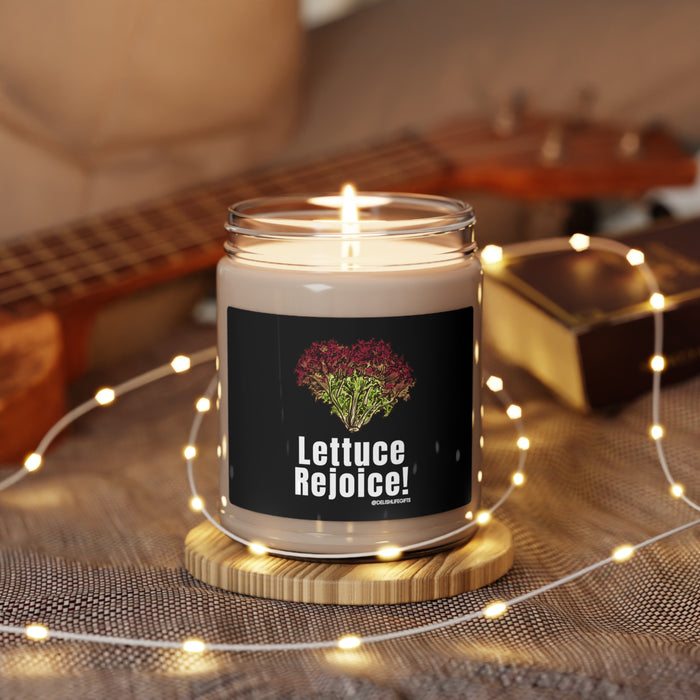 Lettuce Rejoice Apple Harvest Scented Soy Candle, 9oz