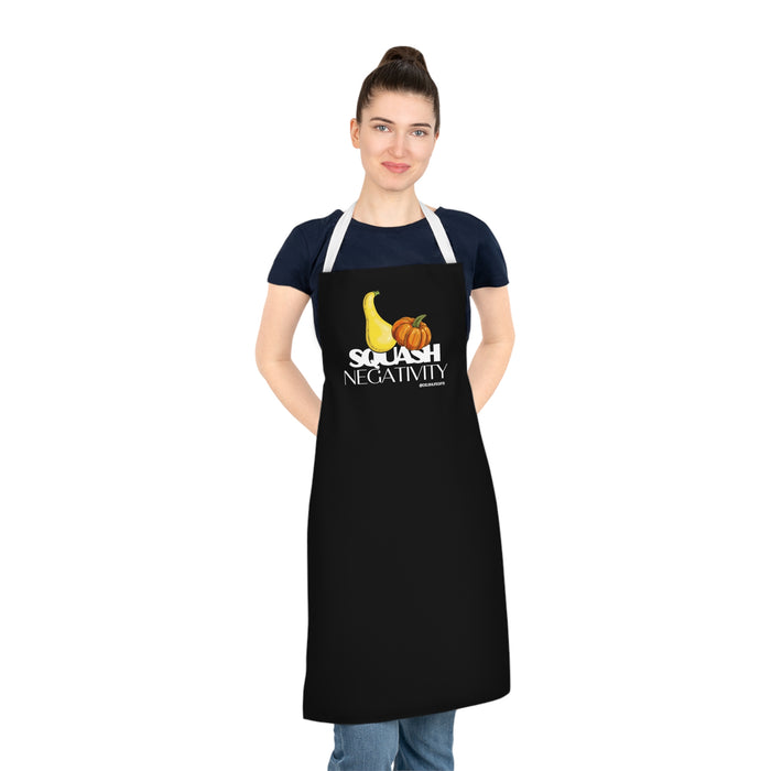 Squash Negativity -- Adult Apron (AOP)