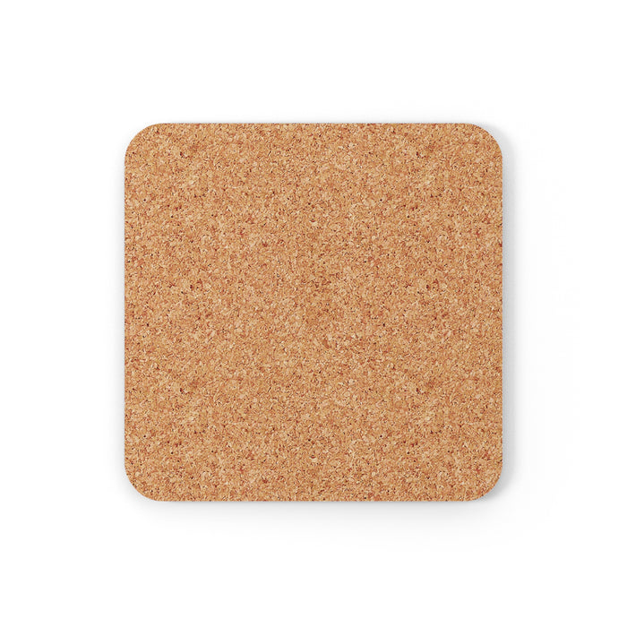 Stay Up Beet -- Corkwood Coaster Set