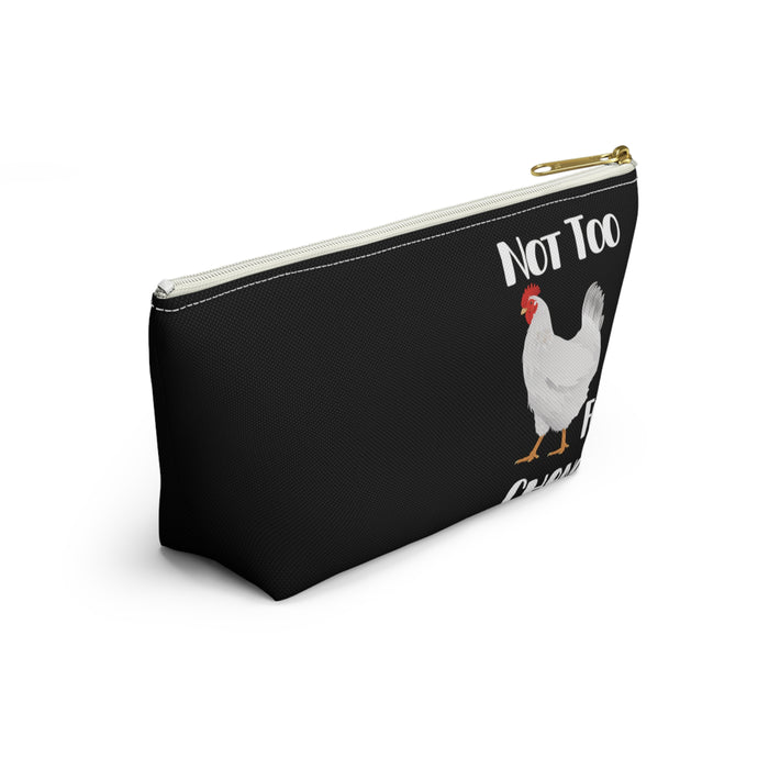 Not Too Chicken For Change -- Pencil Case / Accessory Pouch