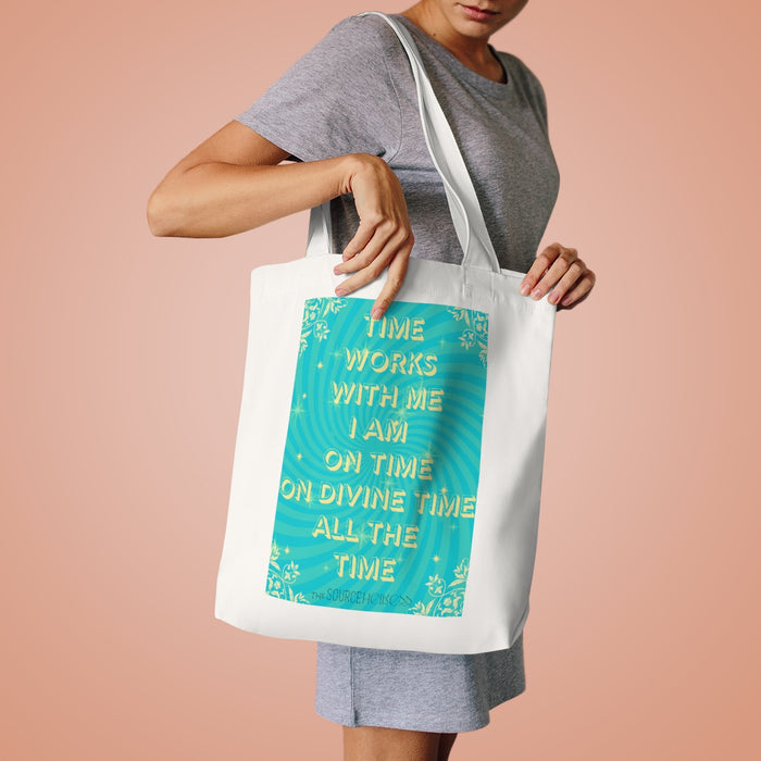 Time Works With Me Talking Tote