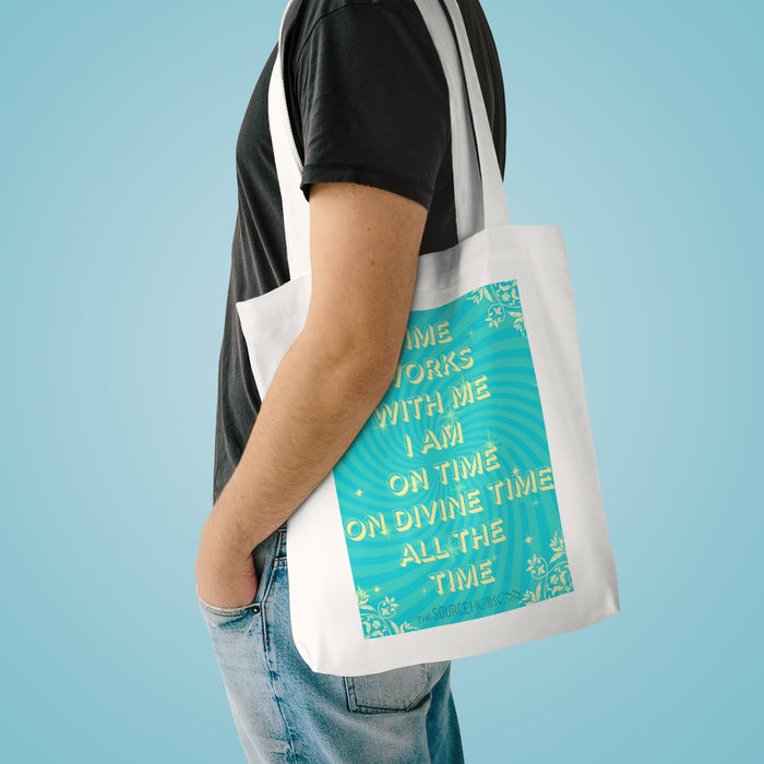 Time Works With Me Talking Tote